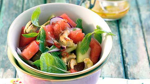 An image of Spicy Watermelon Salad